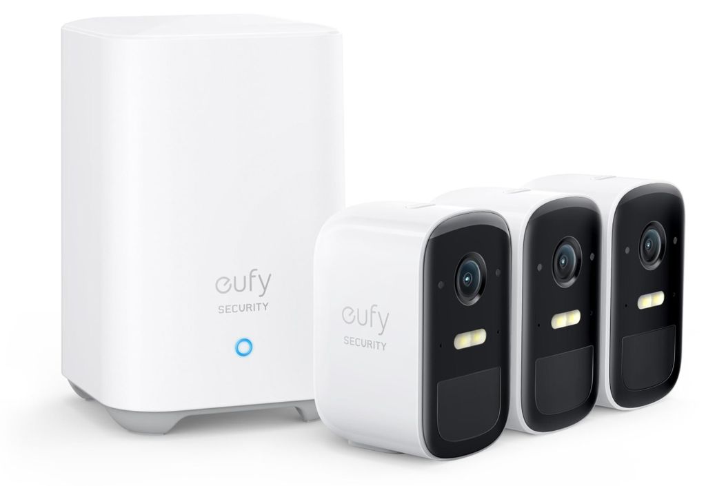 eufy Security eufyCam 2C 3-camera set, modelnummer T88323D2 Productafbeelding 