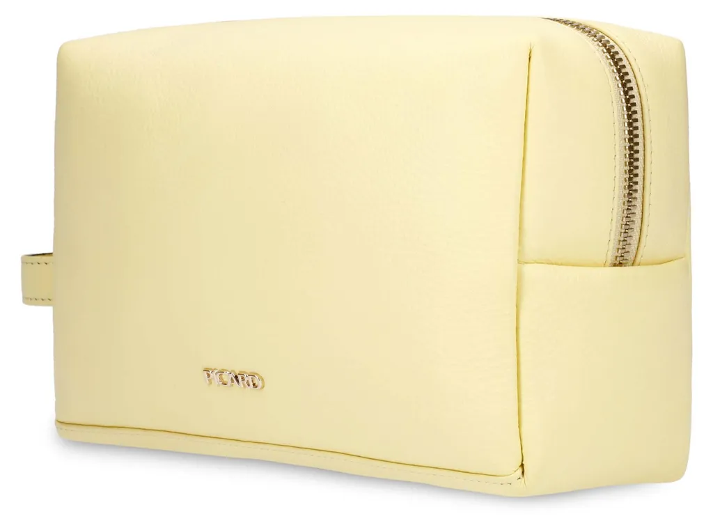 Trousse de toilette en Cuir Grainé PICARD Java 1246 Vanille - Chic - 2