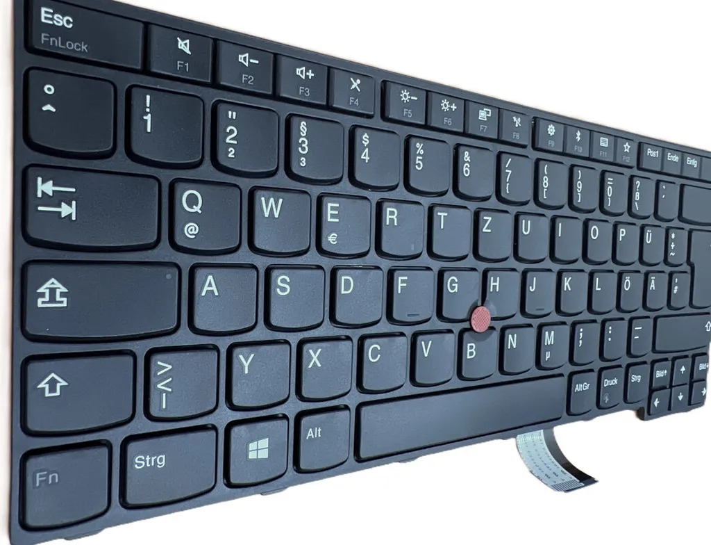 Clavier AZERTY Français Cadre Noir avec Trackpoint pour ThinkPad E470