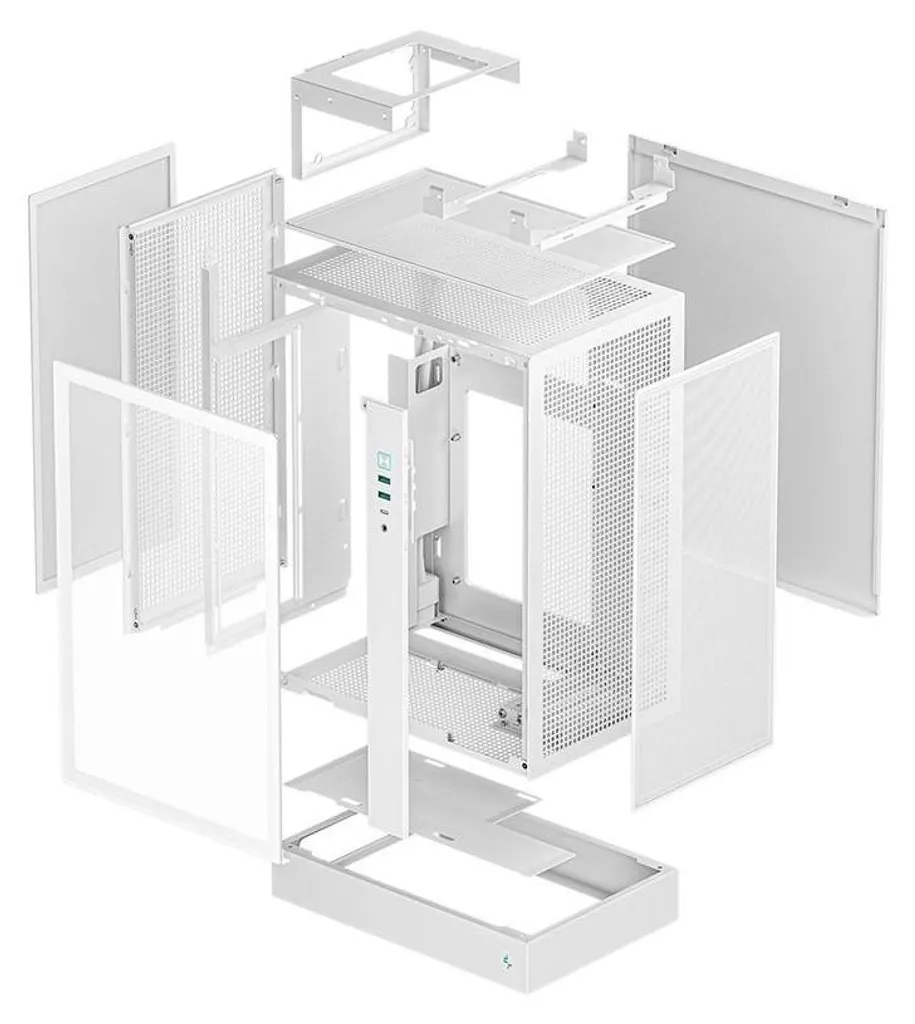 DeepCool CH170 PLUS WH Boîtier PC Blanc Vertical Petit Format Gamer - 10
