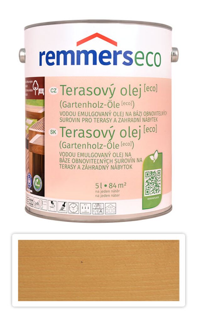 Remmers Bangkirai Oil [eco], 5 litrów, zrównoważony olej Zdjęcie produktu 