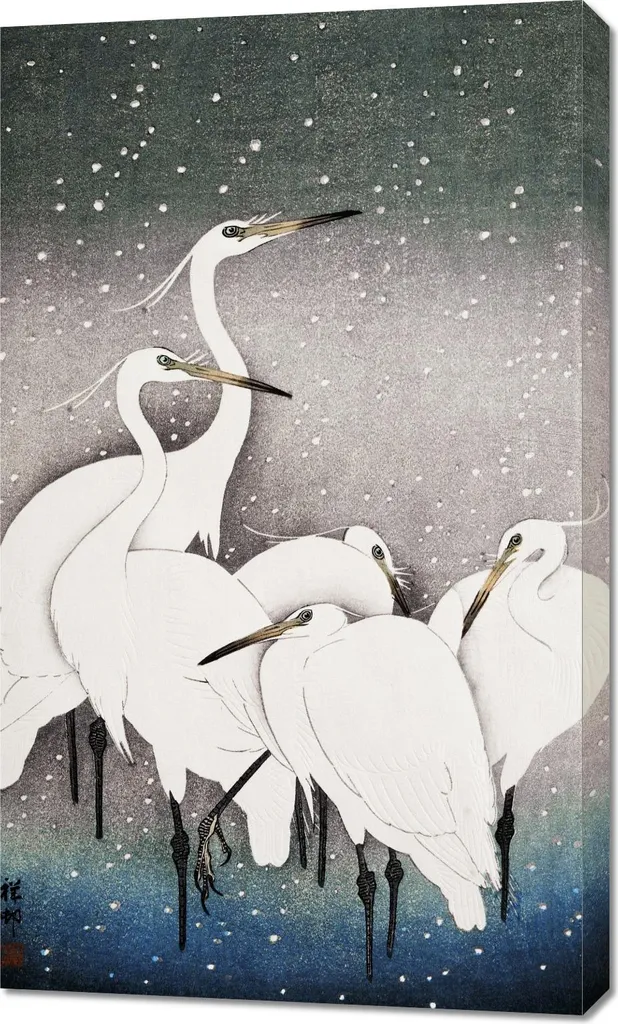 Décorez vos Murs avec ce Tableau Japonais 60x100 cm Koson pour le Salon