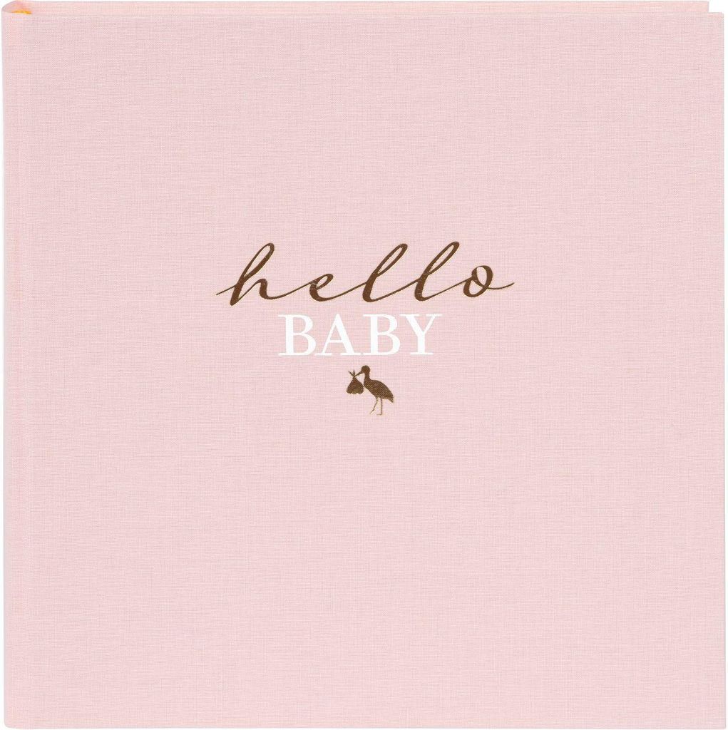 Goldbuch Babyalbum hello.baby rosa - Erinnerungsalbum für Produktbild 