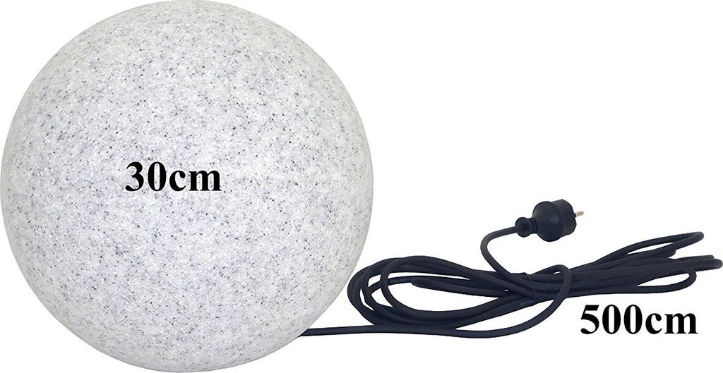 30 cm Ø Gartenkugel in Naturstein-Optik Produktbild 