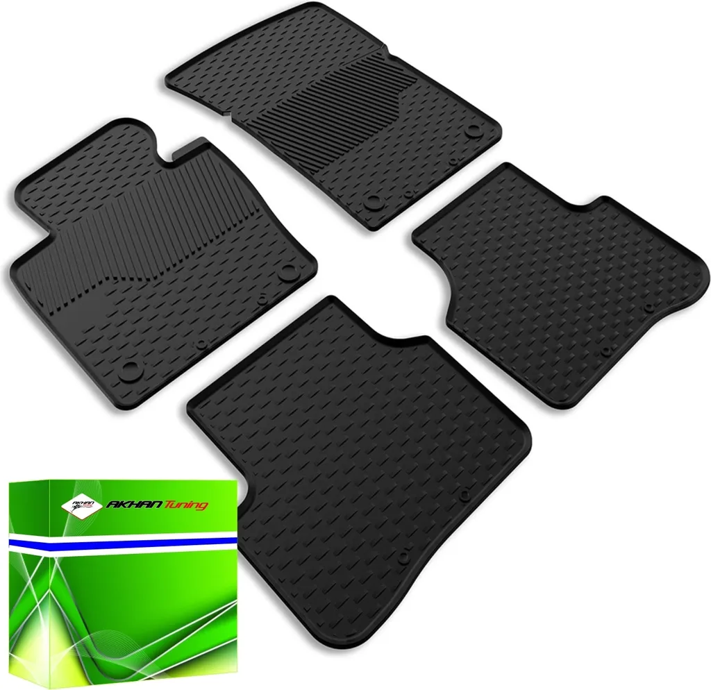 Tappetini in Gomma Neri per VW CC 2012-2016 DK1330 - Protezione Totale