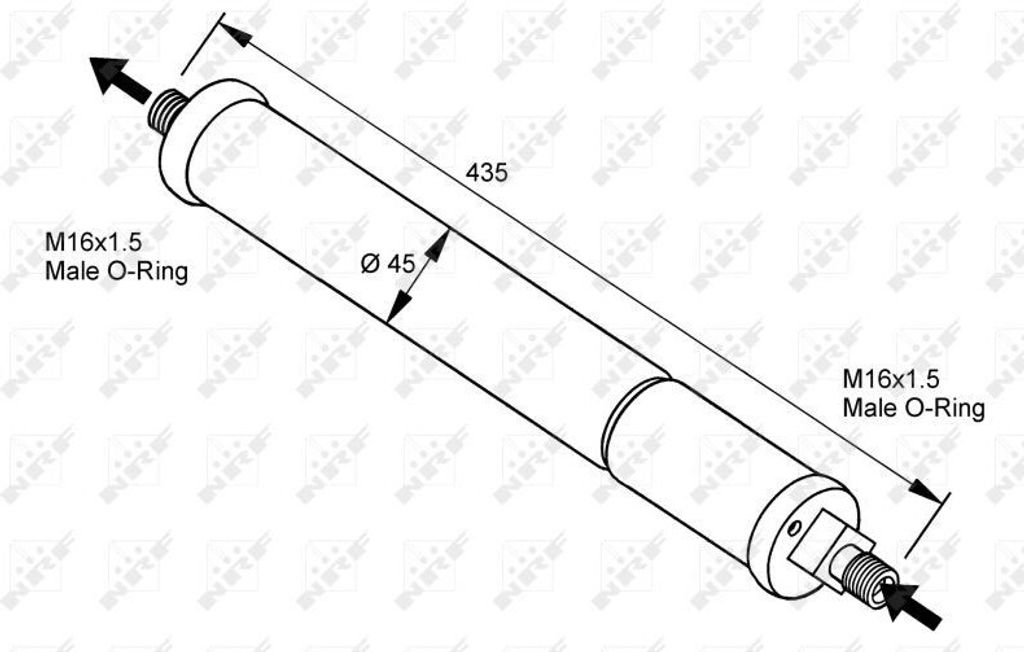 NRF 33097 - OE MHD7410AB Klimatrockner für XJ Coupe, XJSC (X27)