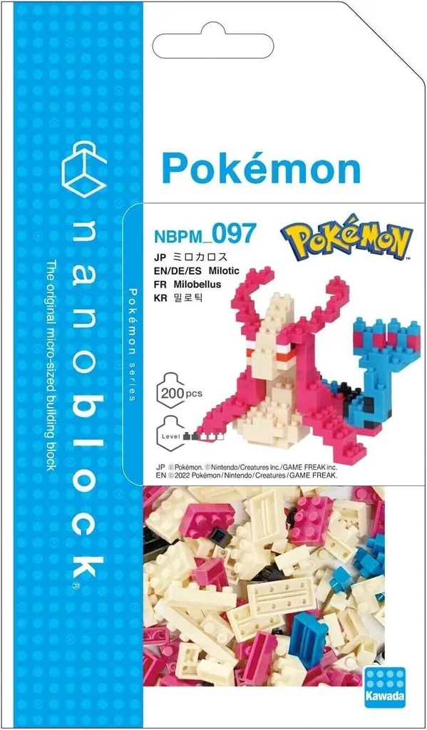 Jeu de Construction Pokemon Milotic Nanoblock Figurine à Collectionner