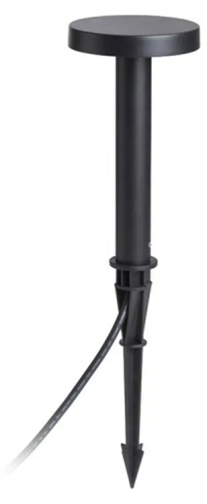 Spot de jardin sur piquet LED 5W GEVALIA Noir IP65 pour extérieur