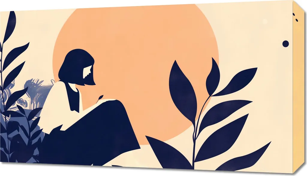 Tableau Chambre Image 70 x 40 cm Contemplation - Ambiance Relaxante