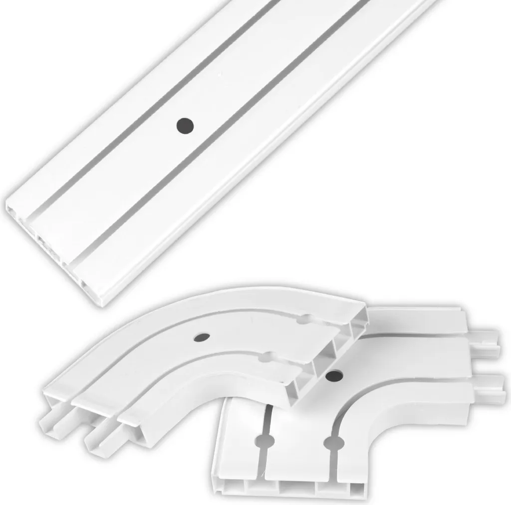 Sistema Scorritenda Doppio Binario 390cm | Design Curvo Esclusivo