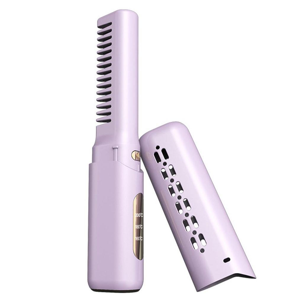 2-in-1 Haarbürste, Glättungs- und Lockenkamm, tragbare Produktbild 