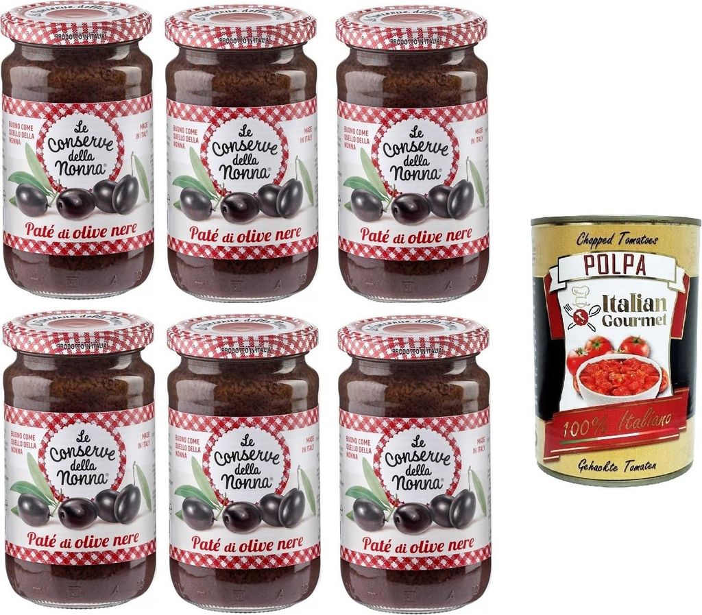 Le Conserve Della Nonna - Patè di Olive Nere Schwarze Produktbild 