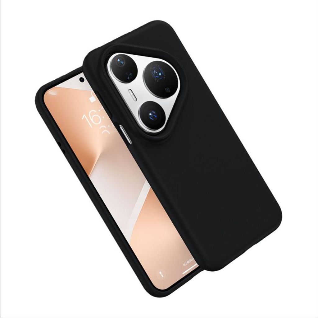 INF Business Liquid Silikon Handyhülle für Huawei Pura80 Ultra - Schwarz