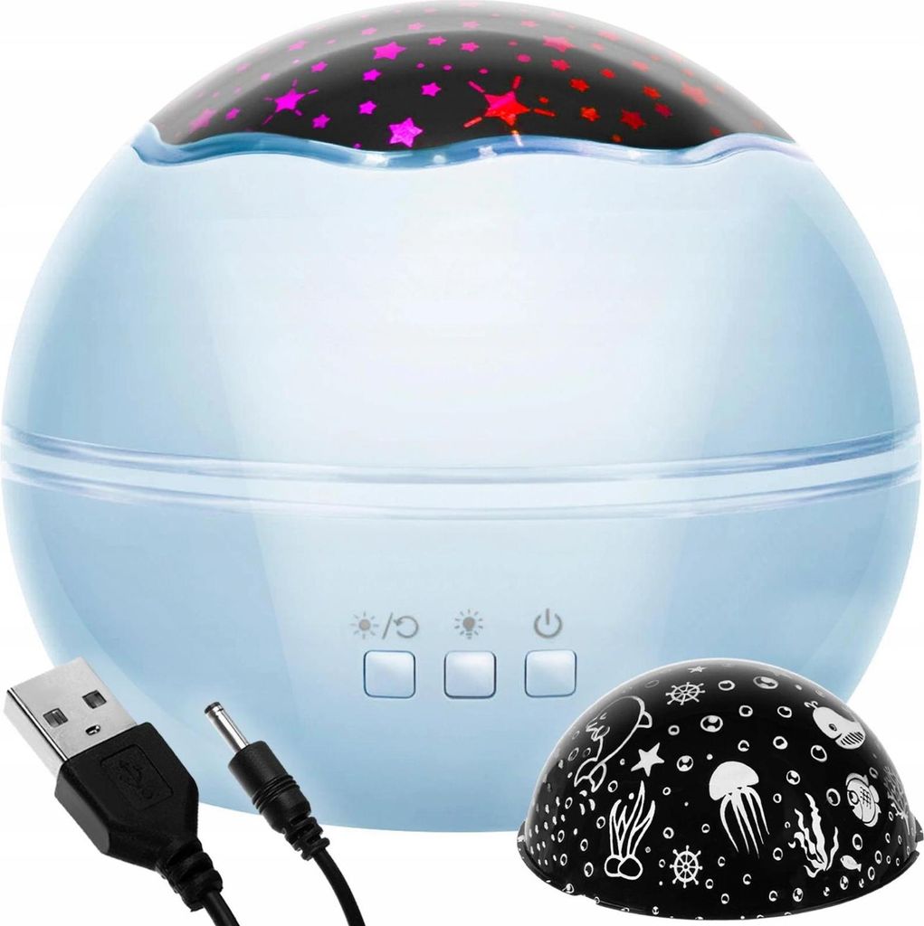 Izoxis Noční lampa s projektorem - modrá LP16858 Obrázek produktu 