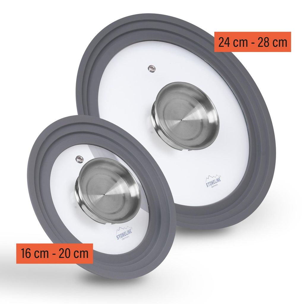 STONELINE® Universal Glasdeckel Set mit Aroma-Funktion | Produktbild 