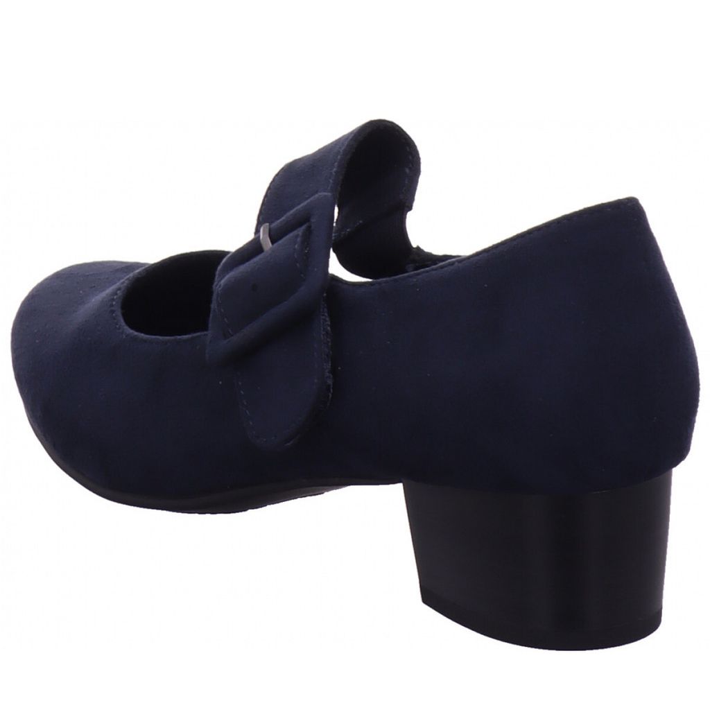 JANA Décolleté Donna Con Tacco A Blocco Vegano - Pumps Eleganti Comode, Larghezza H Per Piedi Larghi, Interno In Tessuto Morbido