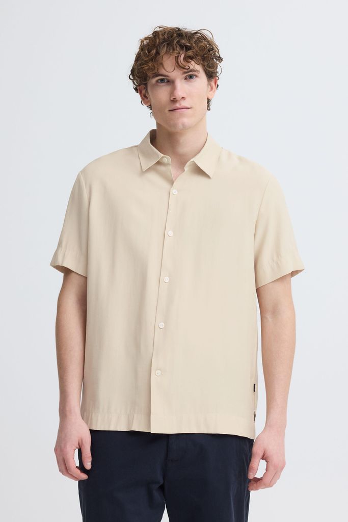 Kronstadt KSValbrook Herren Kurzarmhemd Hemd Herrenhemd Regular Fit