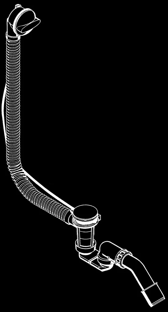 Montaggio Semplice: Hansgrohe Flexaplus Set Vasca Completo 6/4" - 2