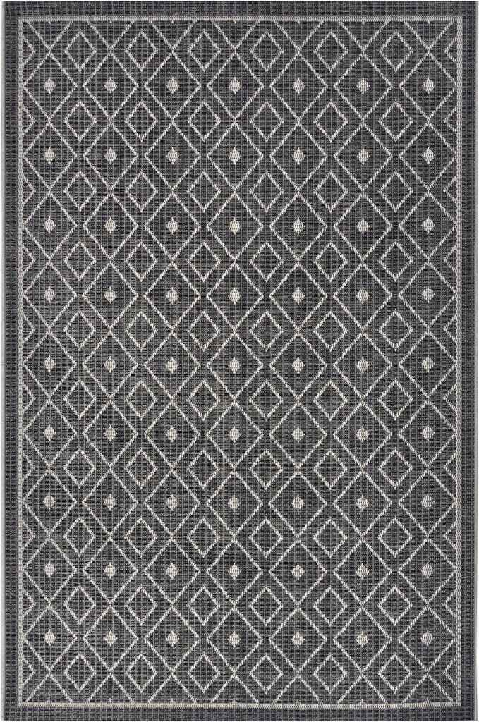 Tapis facile à nettoyer intérieur extérieur Hanse Home Clyde Lahal Gris