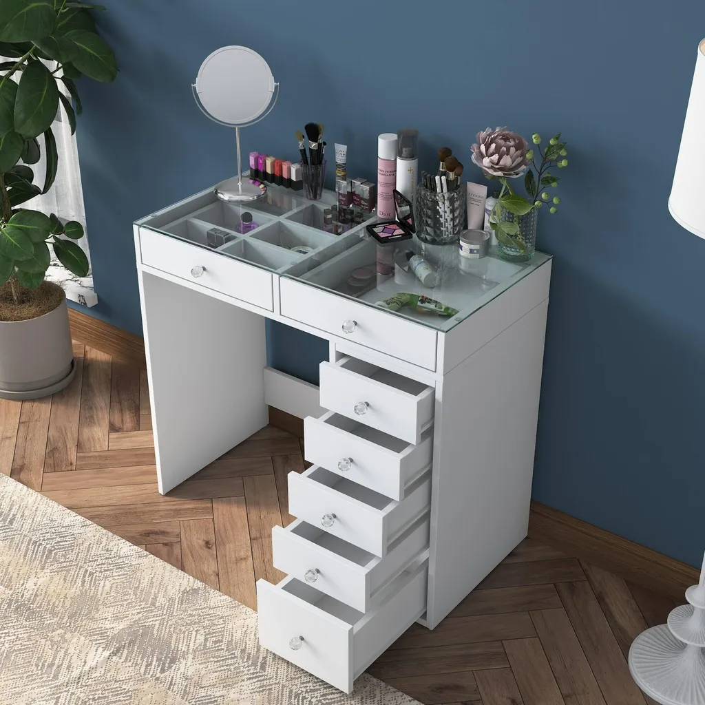 Console Blanche Sulmona 90cm : La Solution Déco pour Petits Espaces