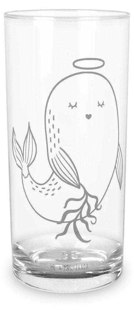 Mr. & Mrs. Panda Cocktailglas Sternzeichen Jungfrau 400 ml - Transparent - Geschenk, Glas, Wasserglas, Tumbler, Meerjungfrau, Longdrinkglas, Jungfe...