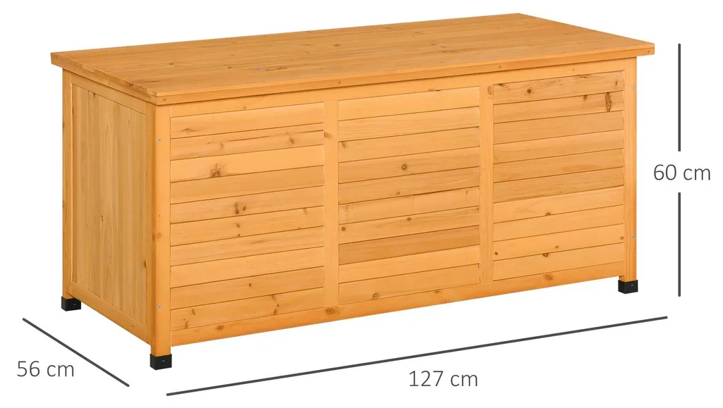 Armoire extérieure étanche en bois résistant intempéries finition or