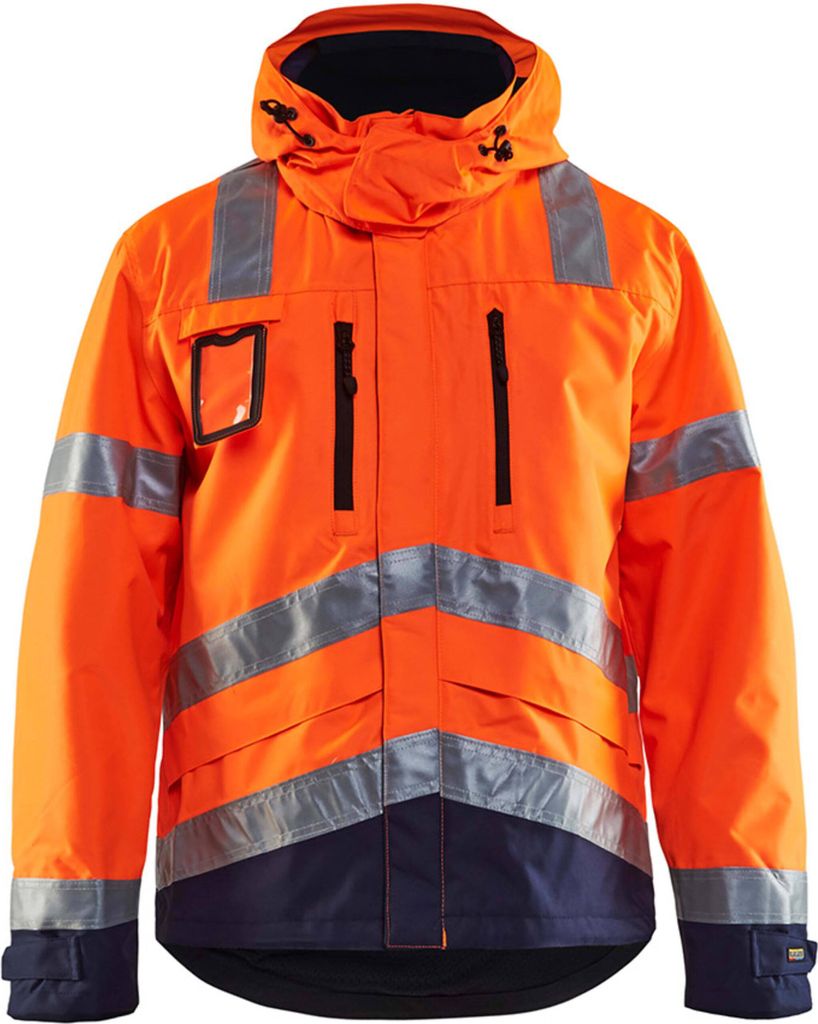 BLAKLÄDER unisex Regenjacke "4837" orange Größe L