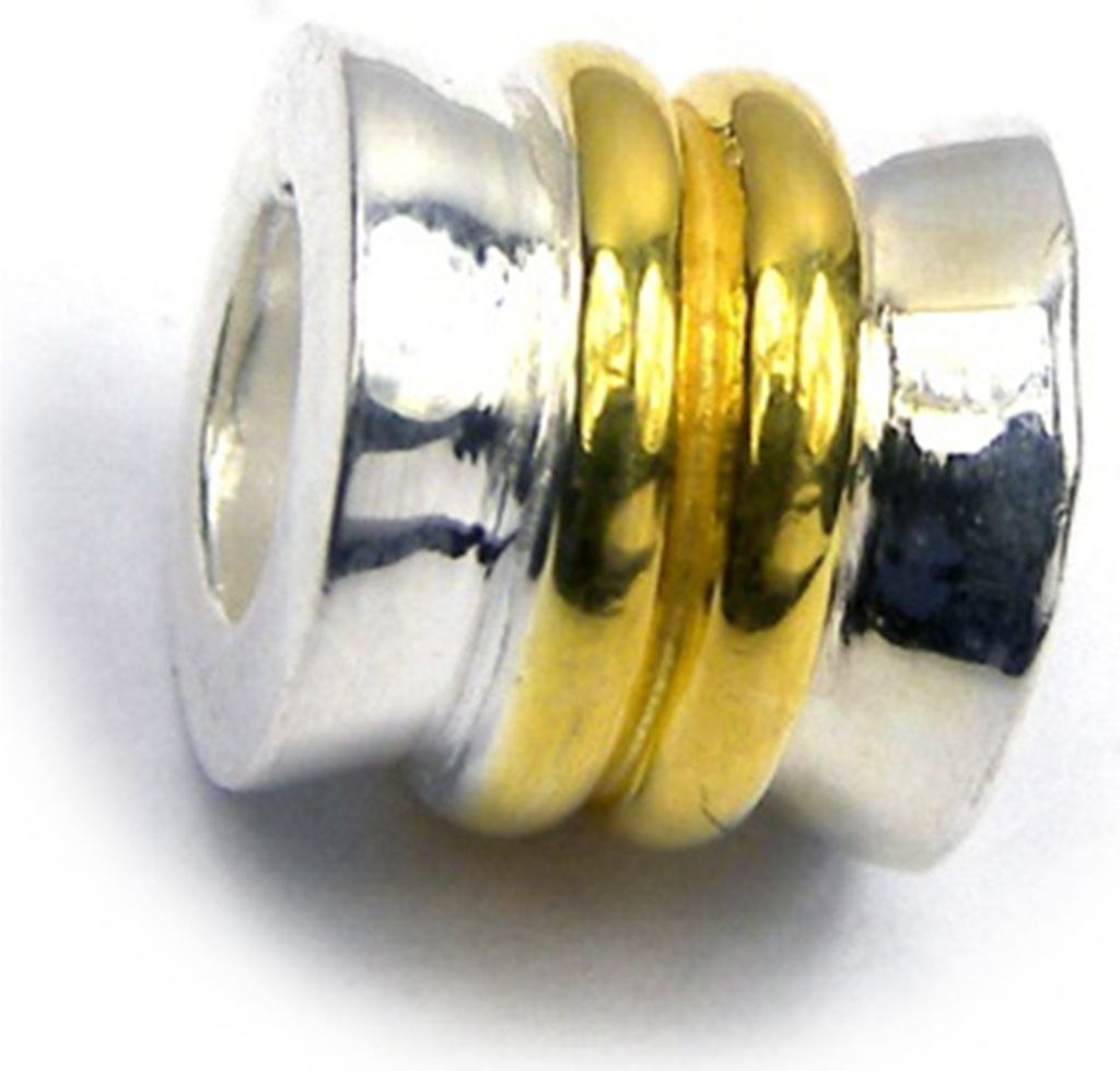 Carlo Biagi Bead Rad Silber Bicol European Beads BTT24 Produktbild 
