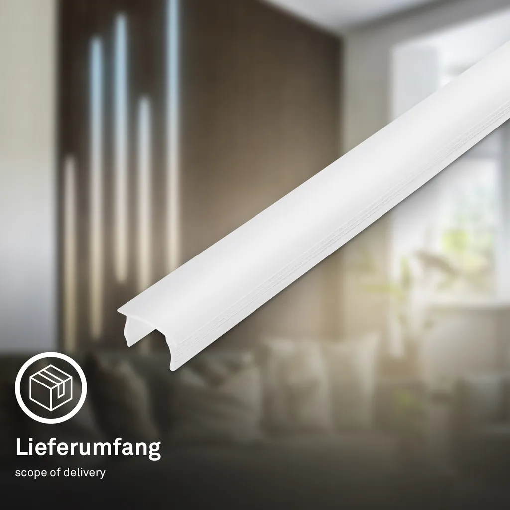 Briloner Pimp your Panel Diffusore Bianco 1,3m | Soluzione LED Top - 8