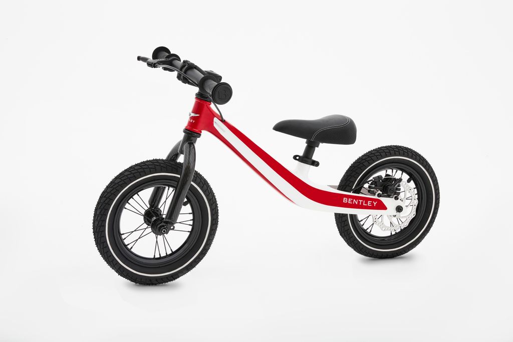 Bentley Balance Bike | Bicolor SE Kinder Laufrad | Dragon Red / Glacier White