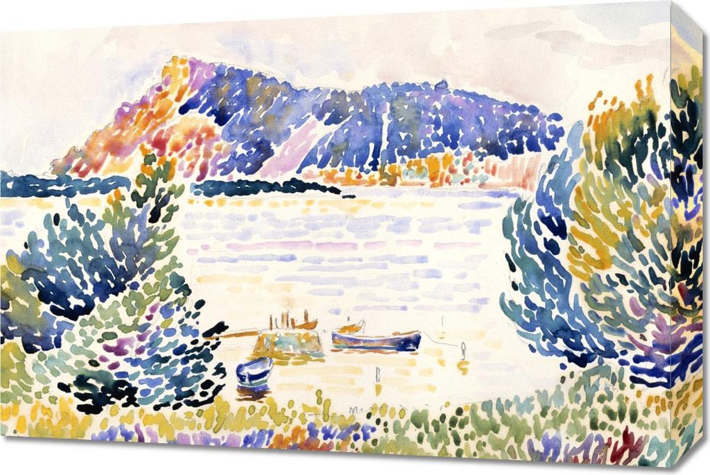 Bild 60x40cm Cap Nègre, Henri-Edmond Cross Vintage für das Wohnzimmer