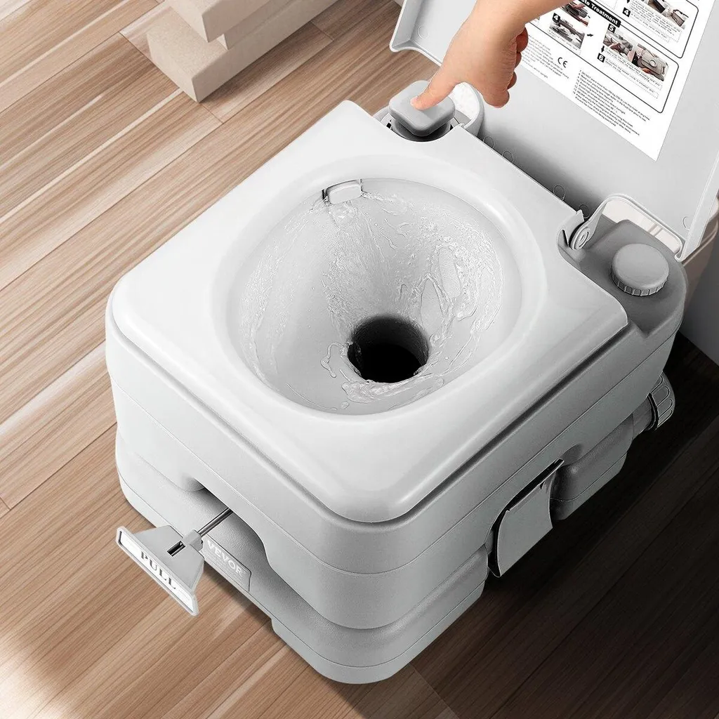 WC Nautico Portatile 3,2 Galloni: Toilette da Barca e Interni - 8
