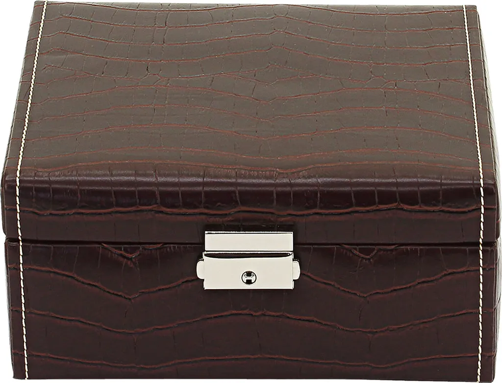 Valise de Voyage pour 6 Montres Friedrich23 Le Croc Marron 20121-3