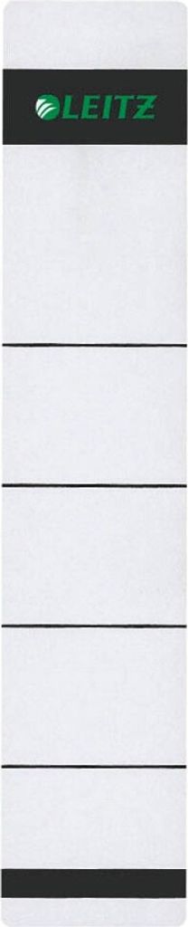 Leitz 1643-00-85 Rückenschilder - Papier, kurz/schmal, 10 Image du produit 