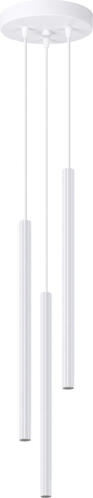 Pendelleuchte ARCHE 3P Weiß 3xG9 8W Stahl 120x20x20cm Sollux Lighting