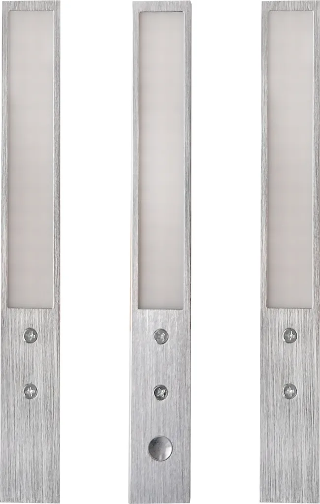 Kit 3 Lampes LED Slim CCT Dimmable Tactile 3000K-6500K pour Meuble