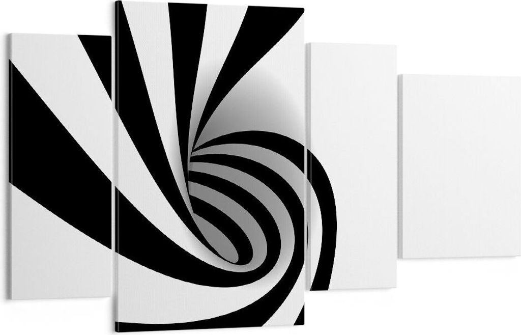 Bild auf Leinwand - Leinwandbild - Abstrakt kreativ dekoration muster - 120x70cm - Wand Bild - Wanddeko - Leinwanddruck - Bilder - Kunstdruck - Lei...