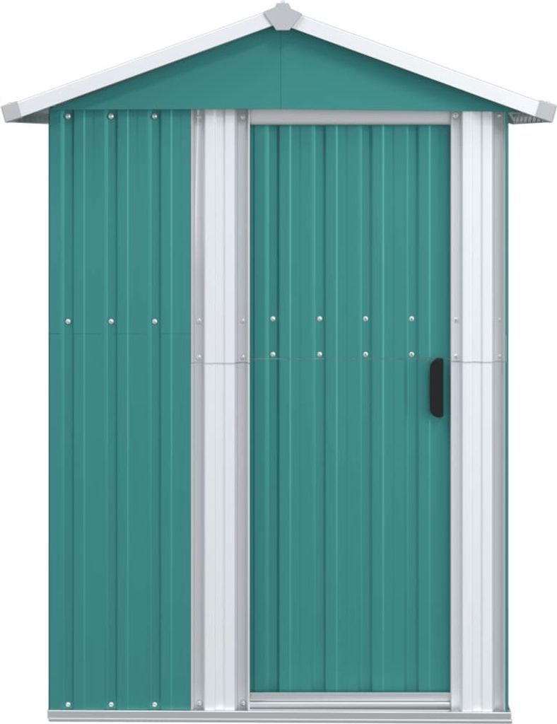 " "Gartenschrank/Gerätehaus Moderner design - Geräteschuppen - Garagenzelt Grün 126x97,5x177 cm Verzinkter Stahl NeuMöbel 7576646