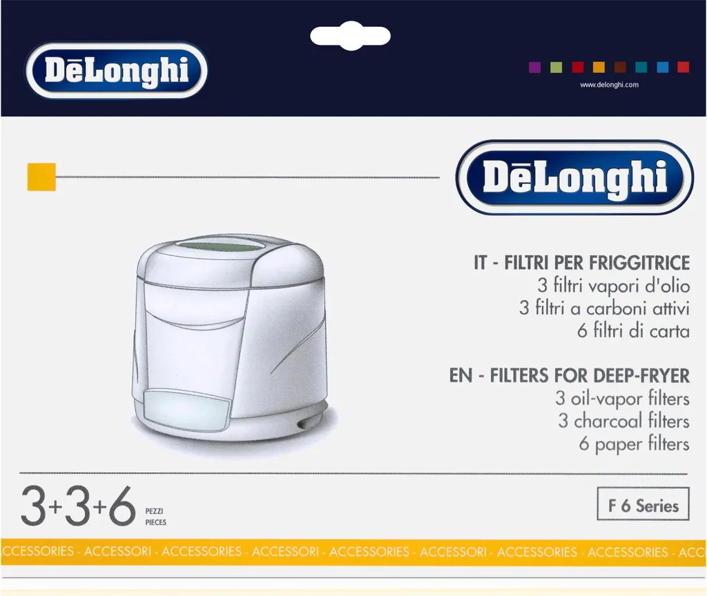 Filtro DeLonghi F6-12: Aria Pulita e Manutenzione Friggitrice Semplice