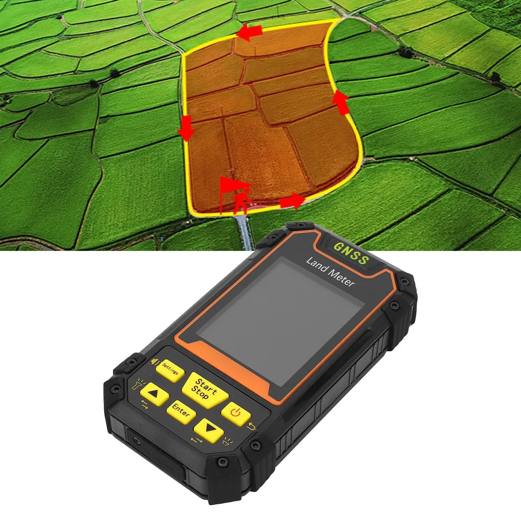 GPS de Mesure pour Agriculteurs et Géomètres avec Écran Couleur 2,4"