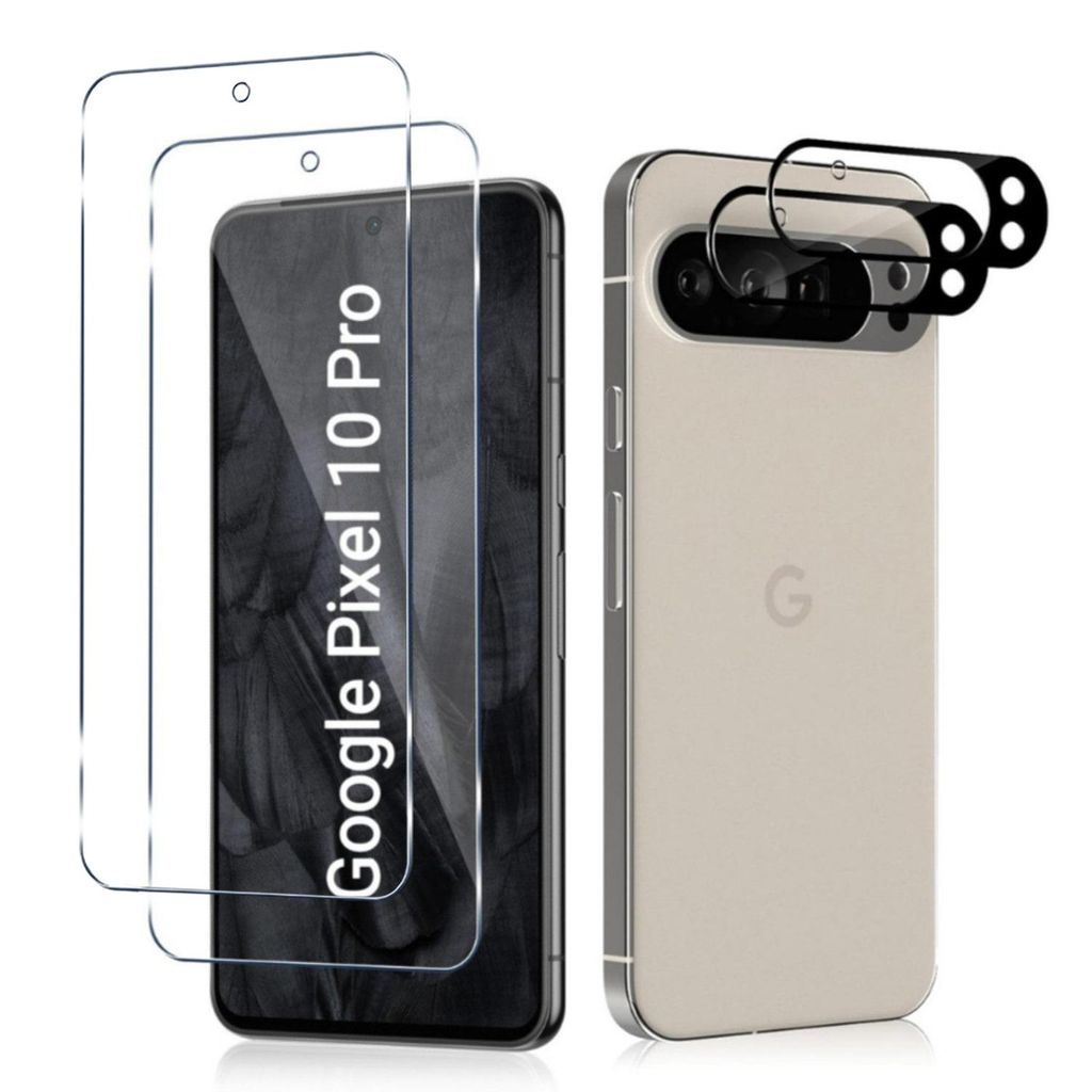 CLM-Tech 4er Set Schutzfolie kompatibel mit Google Pixel 10 Produktbild 