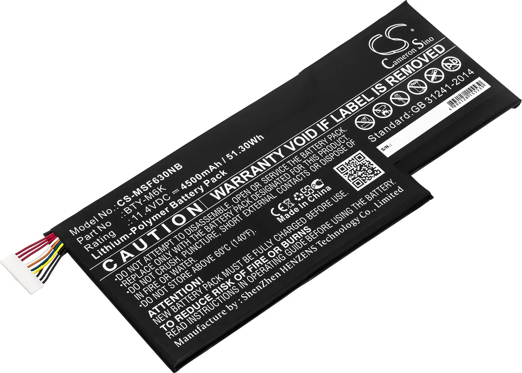 Batterie MSI GF63 8RC 0017F1-002 de TECHTEK pour Ordinateur Portable