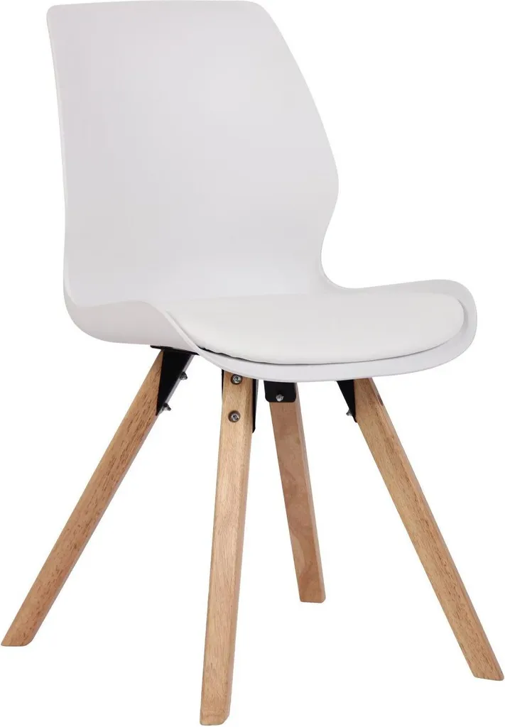 Sedia Visitatori Smart Bianca | Design Moderno Plastica e Tessuto