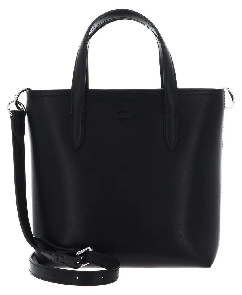 Sac à Épaule Lacoste Shopping Cross Bag Noir Idéal pour Sortie Ville