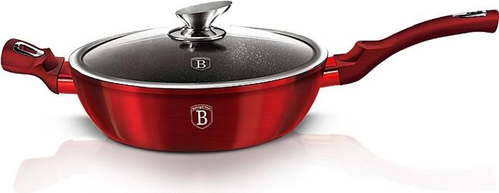 Patelnia Granitowa 32Cm Berlinger Haus Red Metallic Line Produktbild 