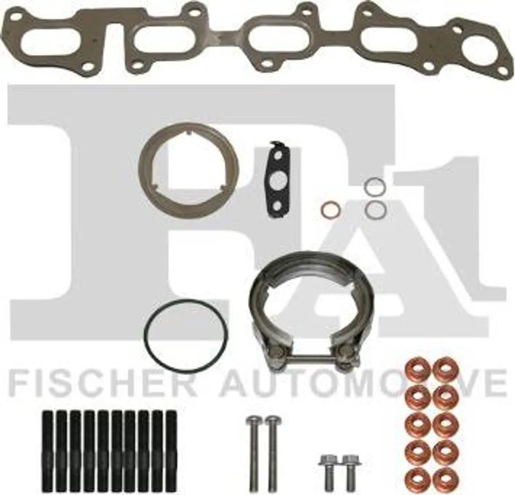 Kit de montage turbocompresseur FA1 KT110880 pour Golf VII et Leon