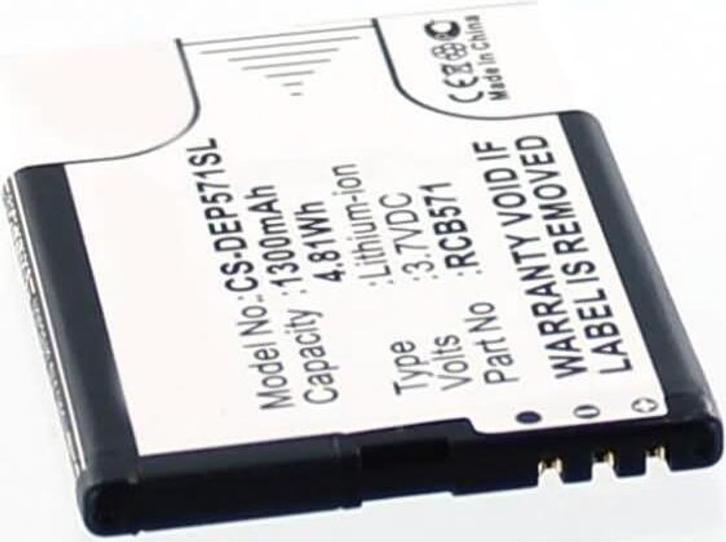 Akku für Bea-fon SL340 Li-Ion 3,7 Volt 1250 mAh schwarz.