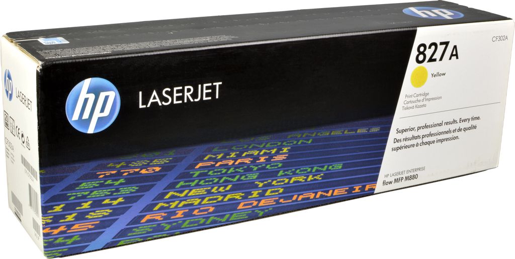 HP 827A tonercartridge - geel - voor laserprinters - 32.000 Productafbeelding 