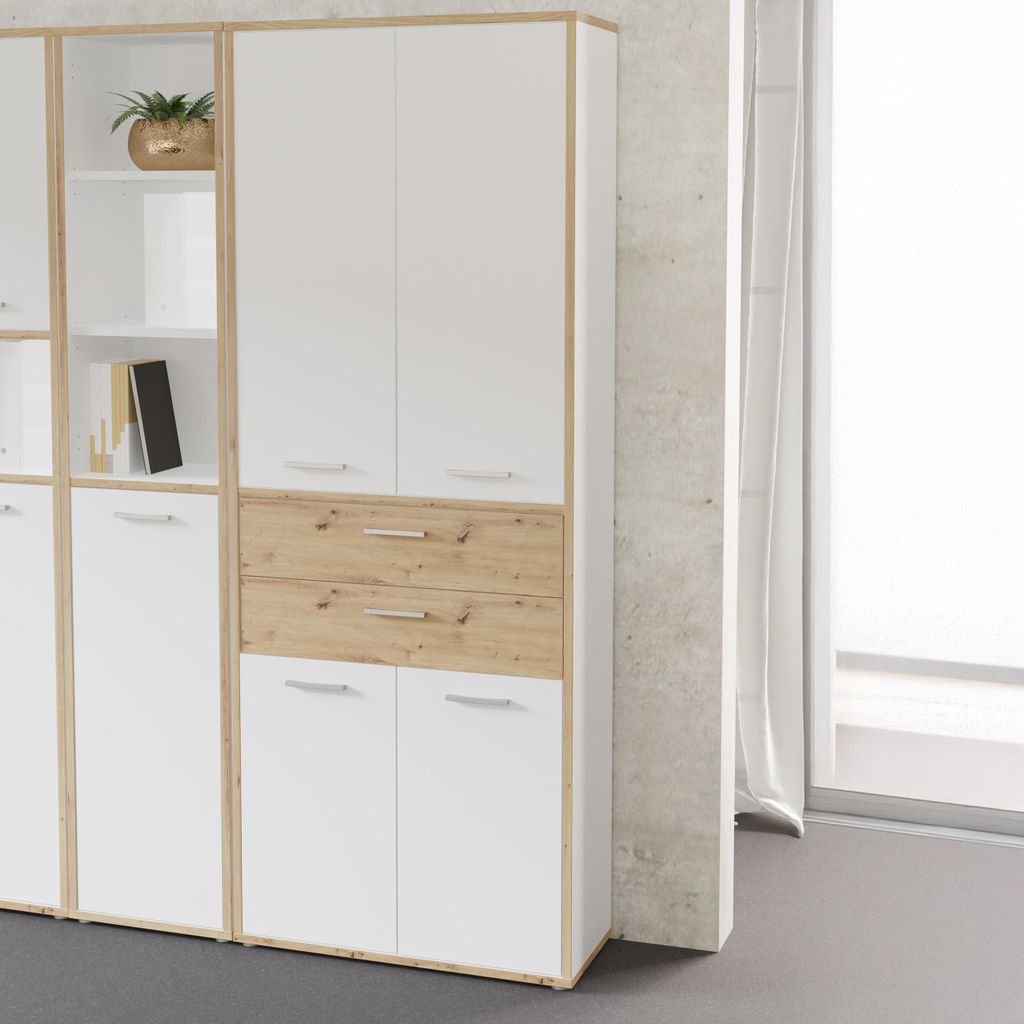 Forte KEFLAVIK Büroschrank 80 90, moderner Büroschrank mit Produktbild 