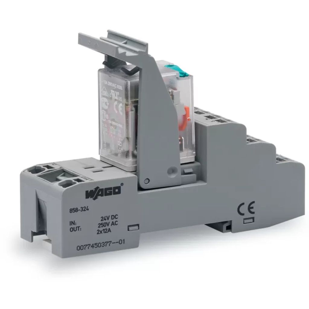 Wago 858-324, Grau, IP20, 24 V, 87,5 g, -40 - 85 °C